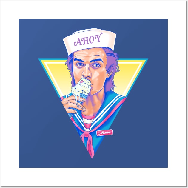 Ahoy! Free Ice Cream Lick Wall Art by zerobriant